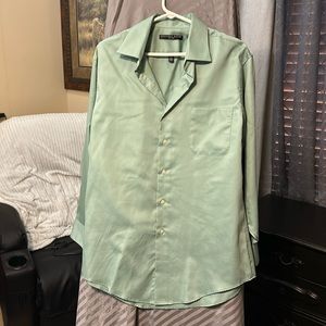Geoffrey Beene  men’s long sleeve Dress shirt L  neck size 16